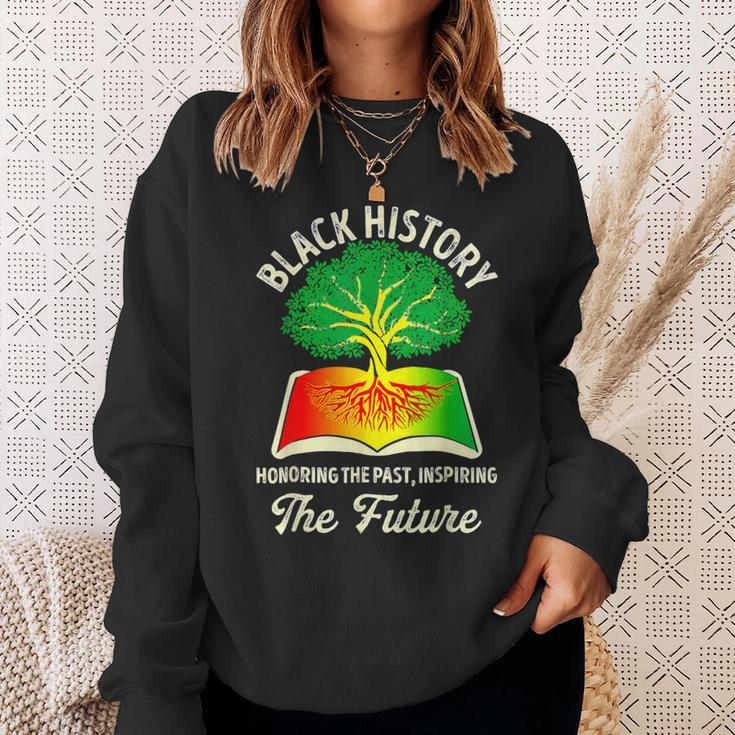 Honoring Past Inspiring Future Black History Month Teacher Sweatshirt Gifts for Her