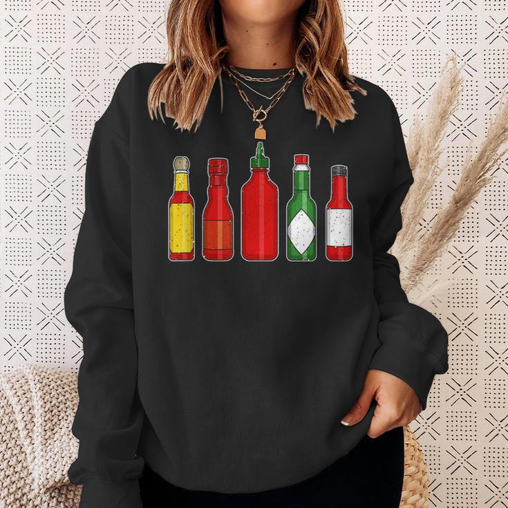 Hot Sauces I Mexican Food Lover Sweatshirt Gifts for Her