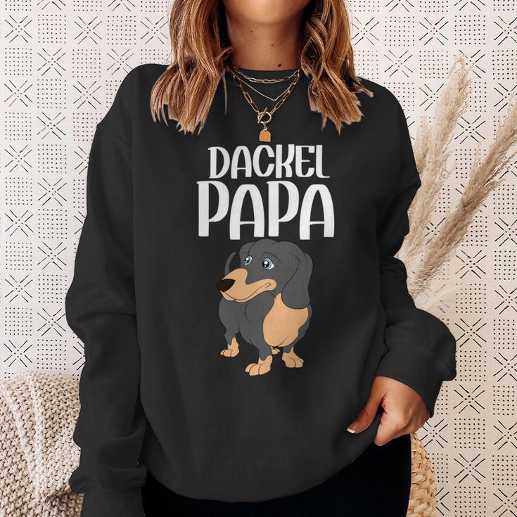 Hunde Papa Hundebesitzer Hundehalteratertag Dackel Sweatshirt Geschenke für Sie