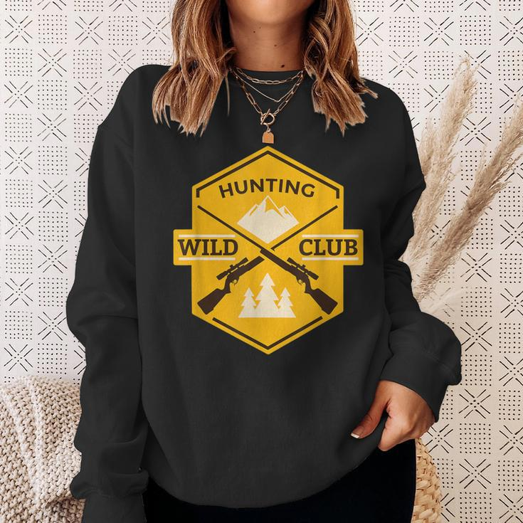 Hunting Club Hunting Hobby Sweatshirt Gifts for Her