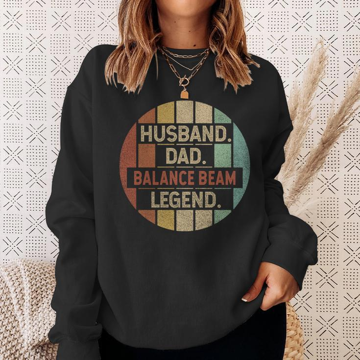 Husband Dad Balance Beam Legend Vintage Sweatshirt Gifts for Her