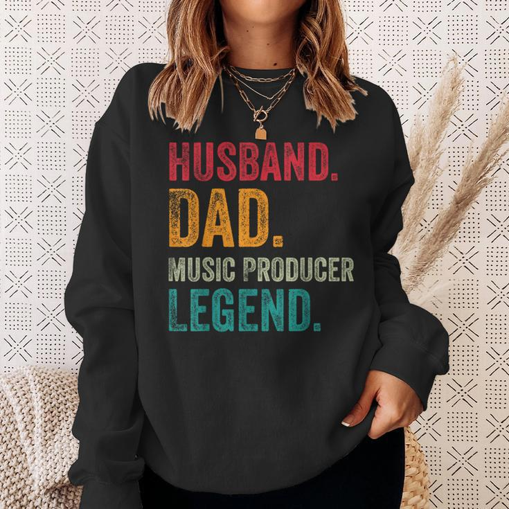 Husband Dad Music Producer Making Beats Beat Maker Sweatshirt Gifts for Her