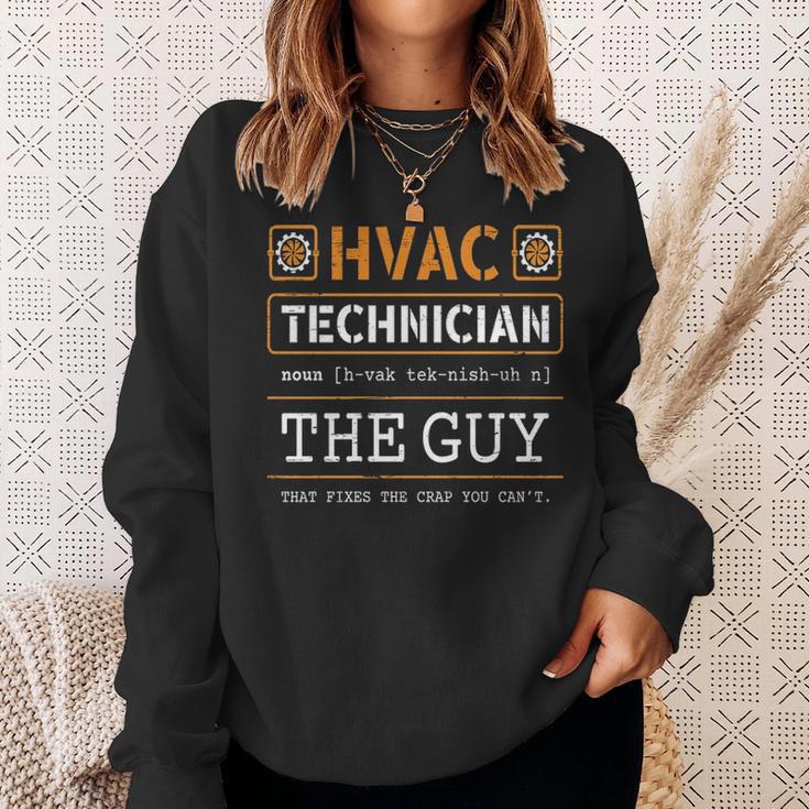 Hvac Technician Noun Hvac Technician Hvac Tech Sweatshirt Gifts for Her
