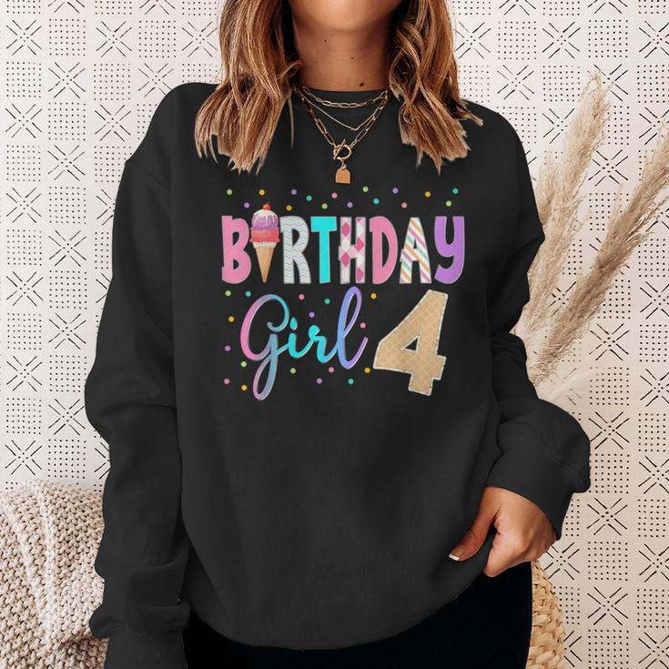 Ice Cream Party Sweet Birthday Theme 1St 3Rd Matching Sweatshirt Gifts for Her