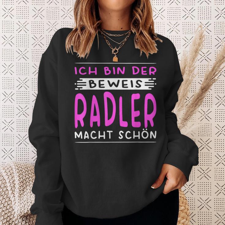 Ich Bin Der Beweis Radler Macht Schön Saufen Kostüm Damen Sweatshirt Geschenke für Sie