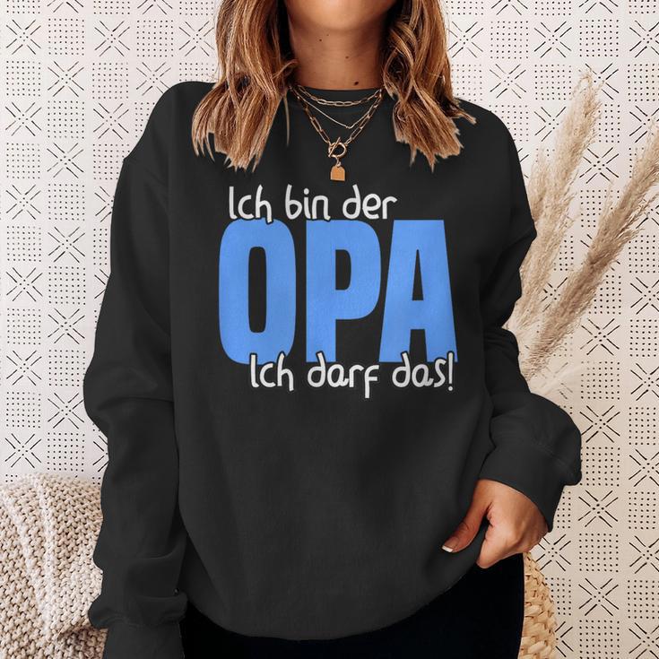 Ich Bin Der Opa, Kann Das Enkelkind Sweatshirt, Schwarz Für Großväter Geschenke für Sie