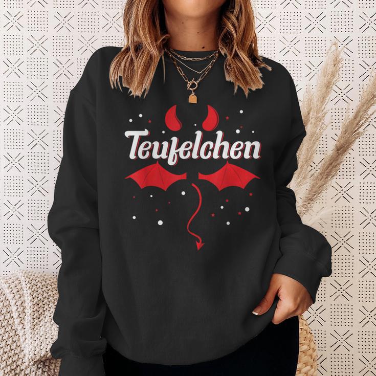 Ich Bin Ein Deufelchen Fancy Dress Carnival Devil Costume Sweatshirt Geschenke für Sie