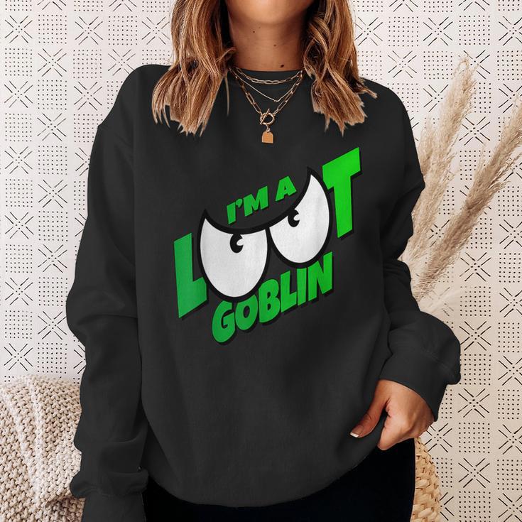 Ich Bin Ein I Am Loot Goblin Sweatshirt Geschenke für Sie