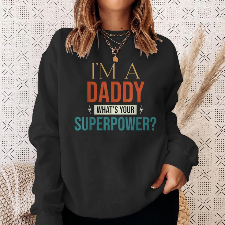 Ich Bin Ein Papa Was Ist Deine Superkraft Lustigerater Kinder Sweatshirt Geschenke für Sie