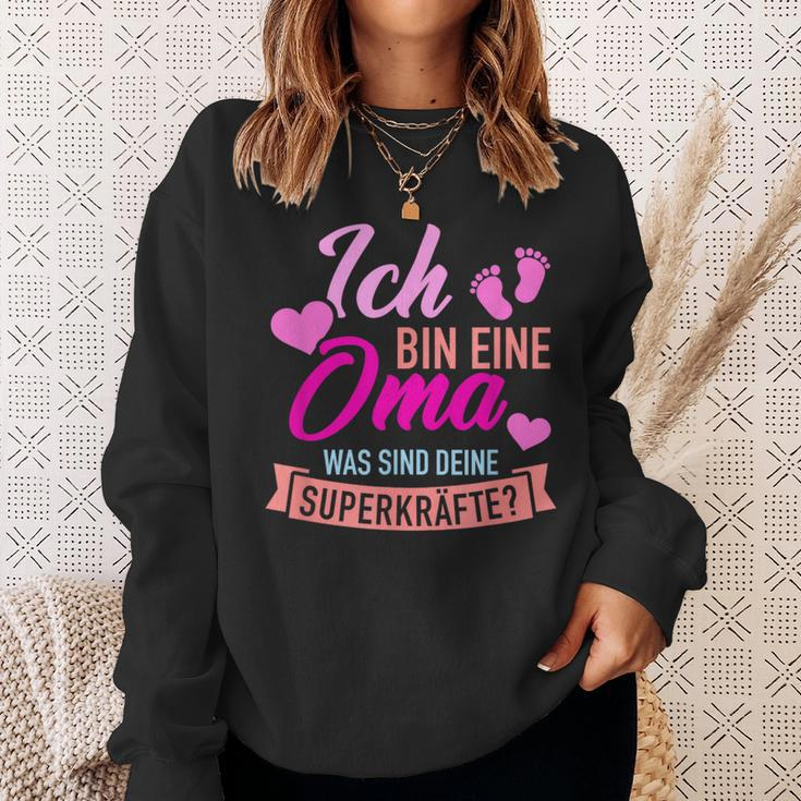 Ich Bin Eine Oma Was Sind Dein Superkraftte German Language Sweatshirt Geschenke für Sie