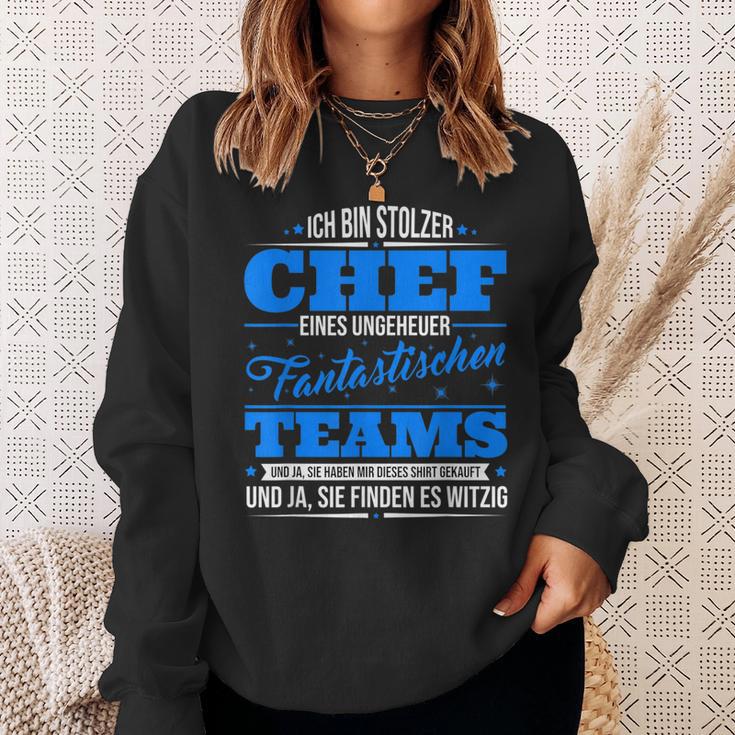 Ich Bin Stolzer Chef Eines Unheuer Fantastische Teams Sweatshirt Geschenke für Sie