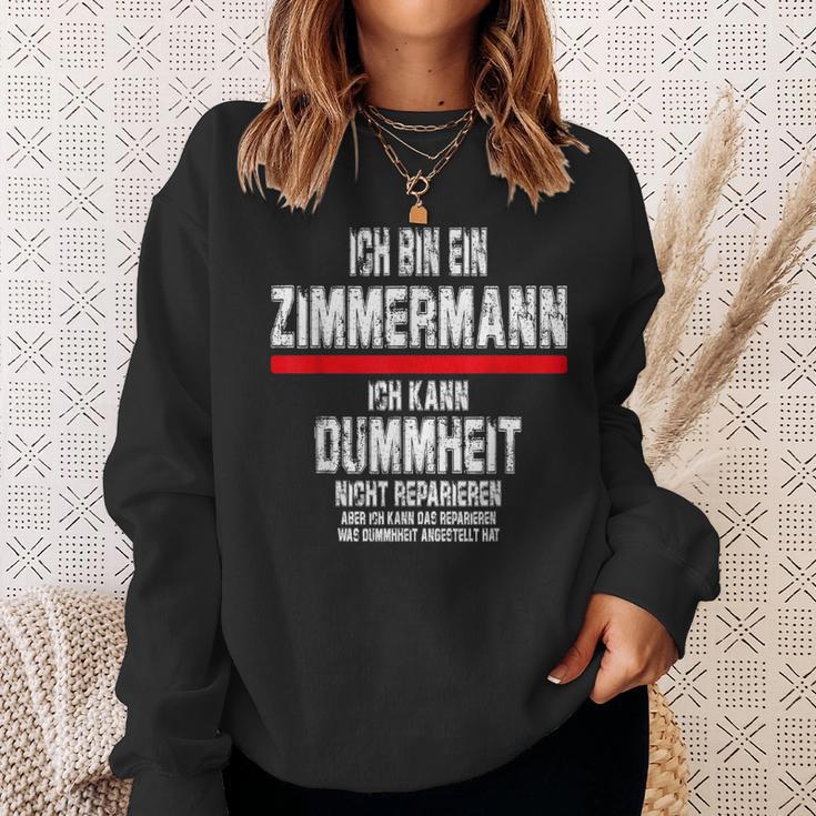 Ich Bin Zimmermann Sweatshirt Geschenke für Sie