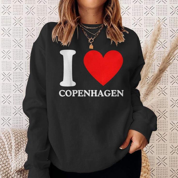 Ich Liebe Copenhagen I Heart Copenhagen Sweatshirt Geschenke für Sie