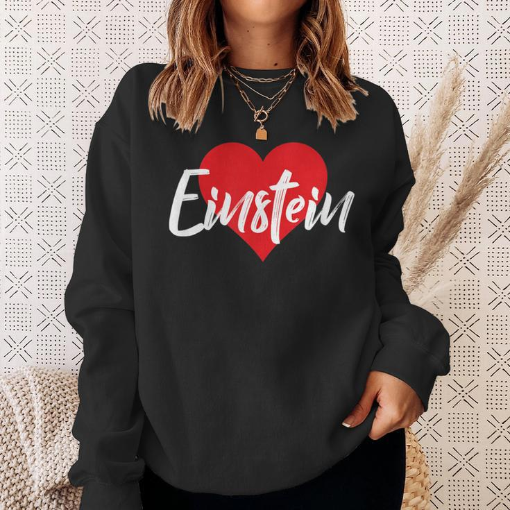 Ich Liebe Einstein First Name Love Heart S Sweatshirt Geschenke für Sie