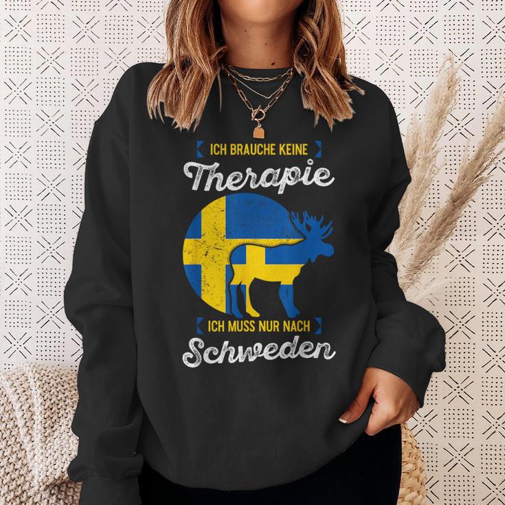 Ich Muss Nur Nach Sweden German Language Sweatshirt Geschenke für Sie