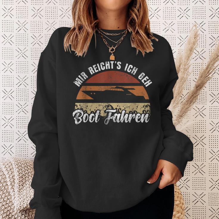 Ich Reichts Ich Geh Boot Driving Yacht Captain Sweatshirt Geschenke für Sie