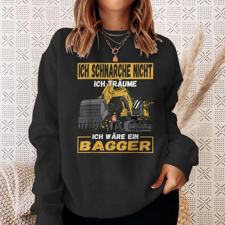 Ich Schnarche Nicht Ich Träumen Ich Wäre Ein Digger Sweatshirt Geschenke für Sie