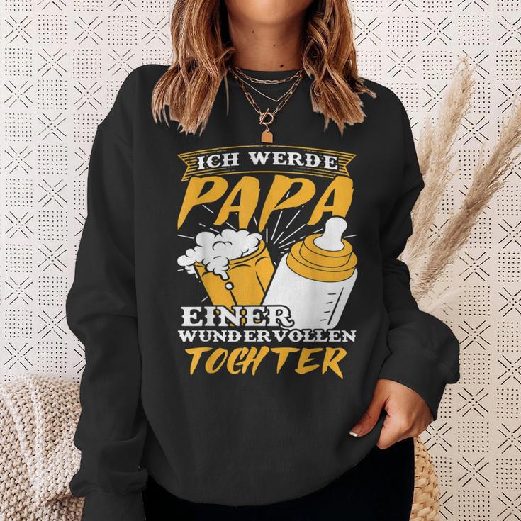 Ich Werde Papa Einer Tochterater Loading Pregnant Baby Sweatshirt Geschenke für Sie