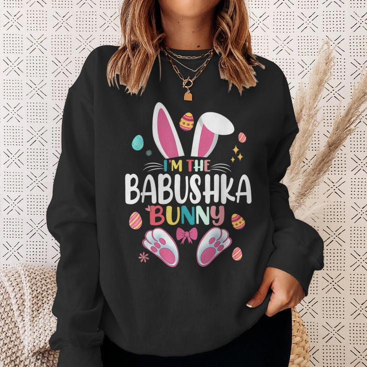 I'm The Babushka Bunny Matching Family Easter Party Sweatshirt Gifts for Her