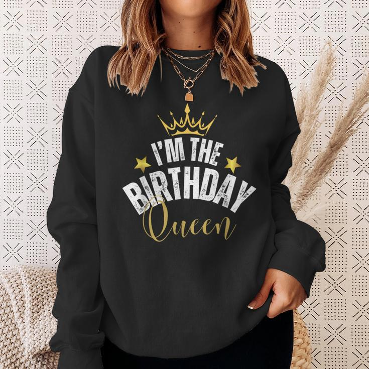 I'm The Birthday Queen Matching Birthday Party Cool Couples Sweatshirt Gifts for Her