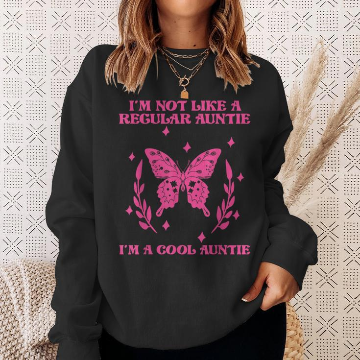 I'm Not Like A Regular Auntie I'm A Cool Auntie Sweatshirt Gifts for Her