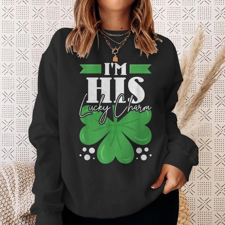 I'm His Shamrock Couple St Patrick's Day Sweatshirt Gifts for Her