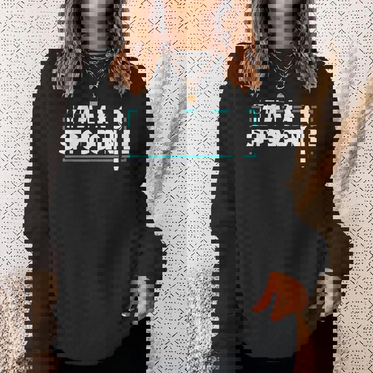 I'm A Spoonie Graphic Spoons Fibromyalgia Sweatshirt Gifts for Her