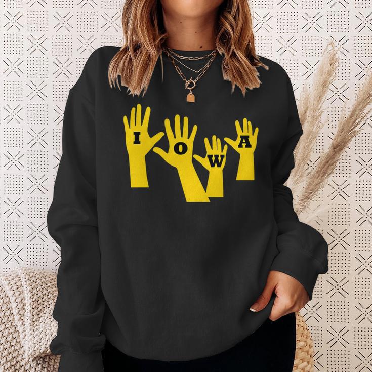 Iowa Football Iowa Waves Sweatshirt Gifts for Her