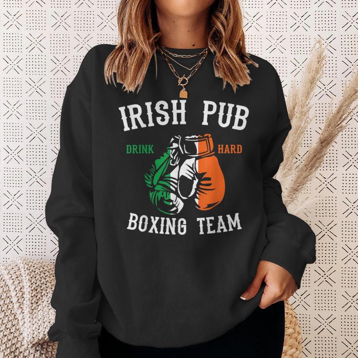 Irish Pub Boxing Team Sweatshirt Gifts for Her