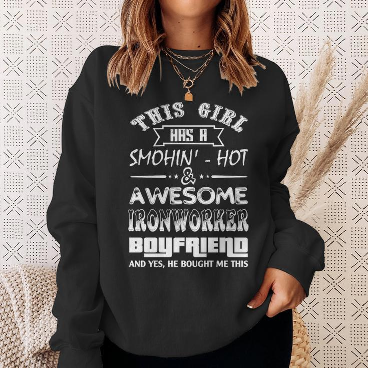 Ironworker Ironworkers Job Line Pouches Ironwork Sweatshirt Gifts for Her