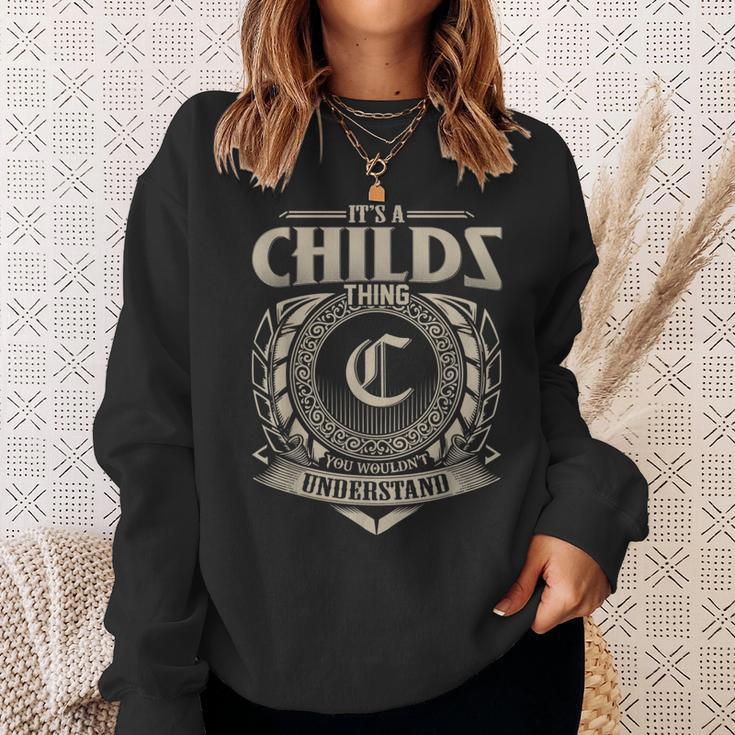 It's A Childs Thing You Wouldn't Understand Name Vintage Sweatshirt Gifts for Her