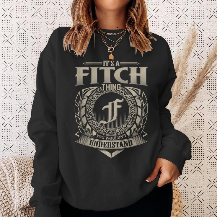 It's A Fitch Thing You Wouldn't Understand Name Vintage Sweatshirt Gifts for Her