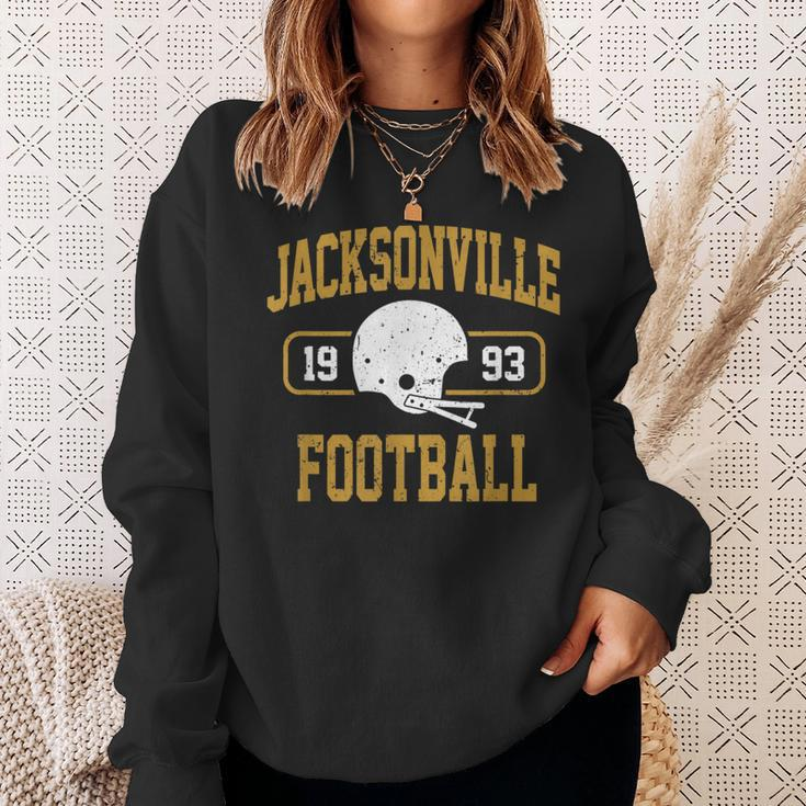 Jacksonville Football Athletic Vintage Sports Team Fan Sweatshirt Gifts for Her