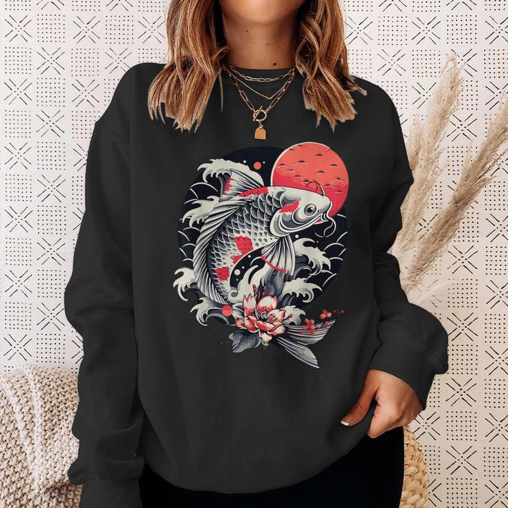 Japanischer Koi-Fish Nishikigoi Koi-Karpfen Für Damen Herren Kinder Sweatshirt Geschenke für Sie