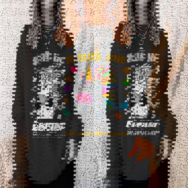 Je Suis Une Licornasse 50 Licorne 50 Connasse Humour Drôle Sweater e Cadeaux pour elle