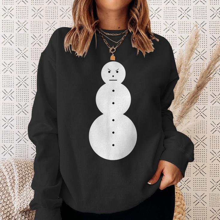 Jeezy Snowman Angry Snowman Sweatshirt Seseable CA