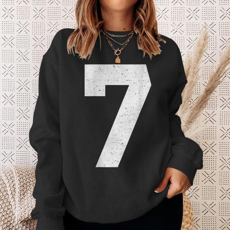 Jersey Number 7 Sweatshirt Gifts for Her