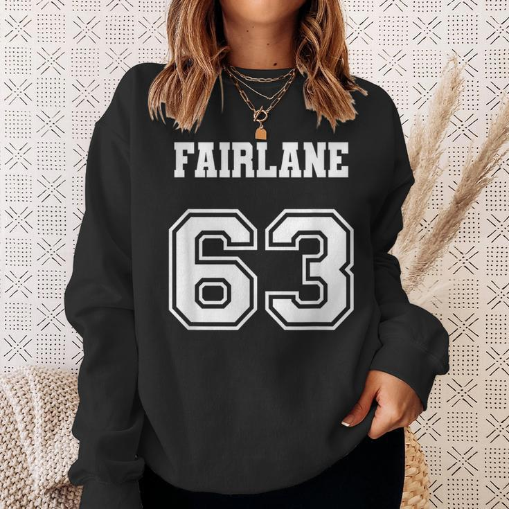 Jersey Style 63 1963 Fairlane Old School Classic Muscle Car Sweatshirt Gifts for Her