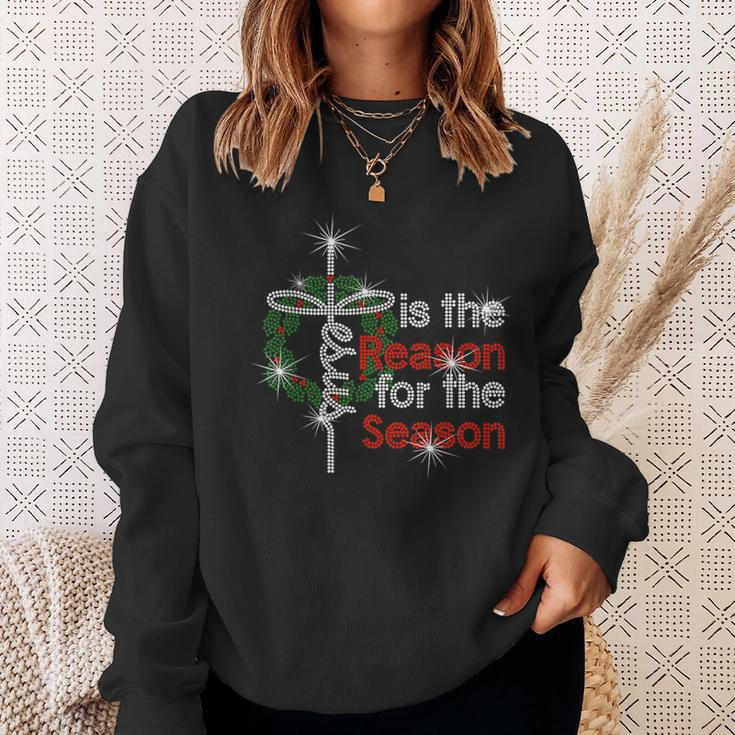 Jesus Is The Reason For The Season Sweatshirt Gifts for Her