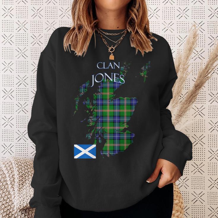 Jones Scottish Clan Tartan Scotland Sweatshirt Gifts for Her