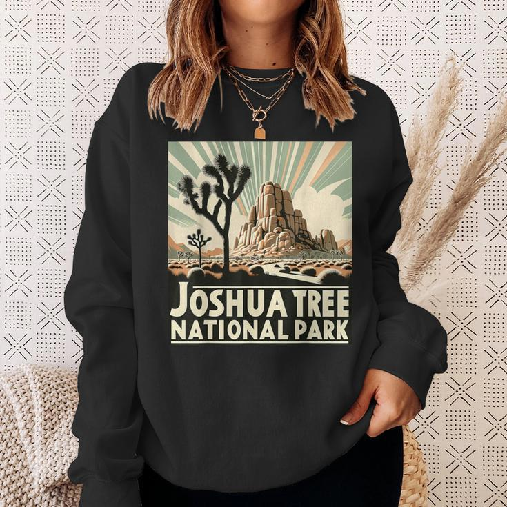Joshua Tree National Park Vintage Hiking Camping Outdoor Sweatshirt Gifts for Her