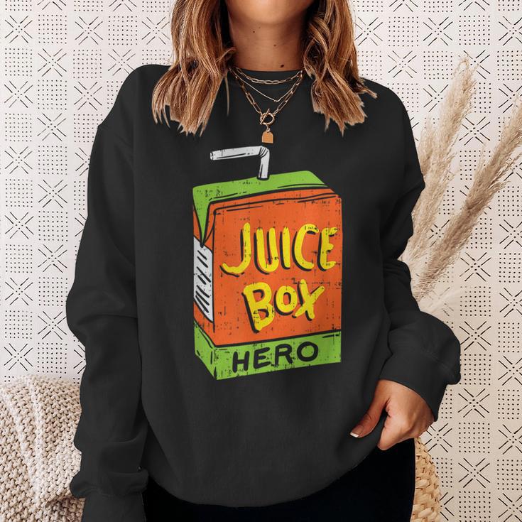 Juice Box Hero Juice Box Sweatshirt Gifts for Her