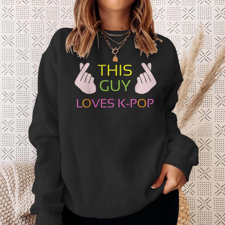 K-Pop This Guy Loves Kpop Cute Korean Music Sweatshirt Gifts for Her