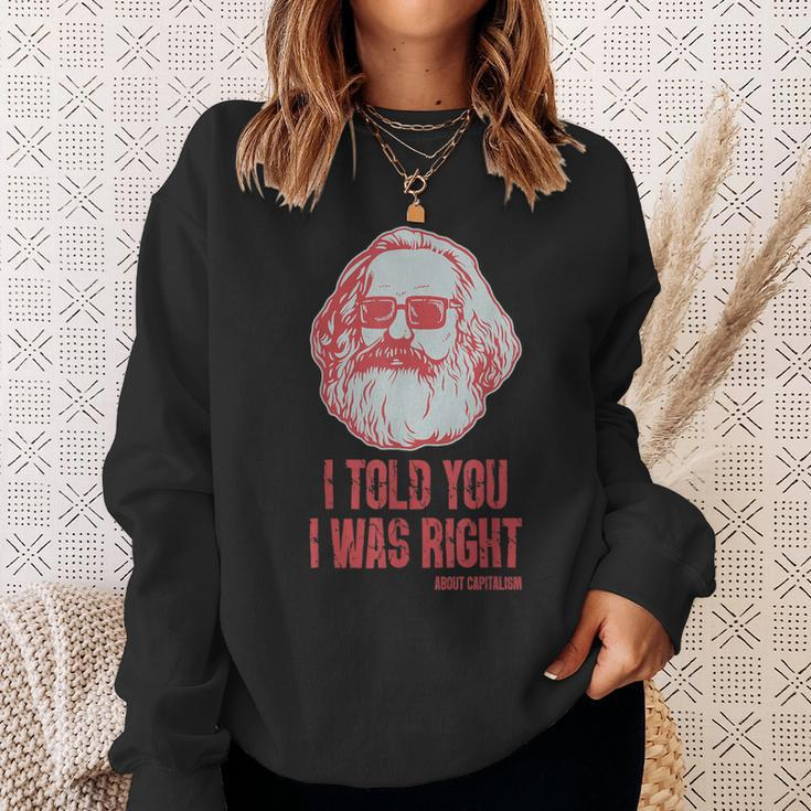 Karl Marx Marxism Communism Socialism Philosophy Sweatshirt Geschenke für Sie