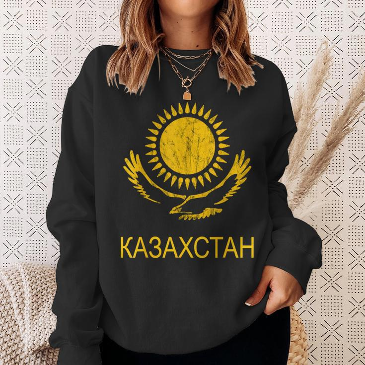 Kazakhstan Eagle Kazakh Pride Kazakh Kazakh Sweatshirt Geschenke für Sie
