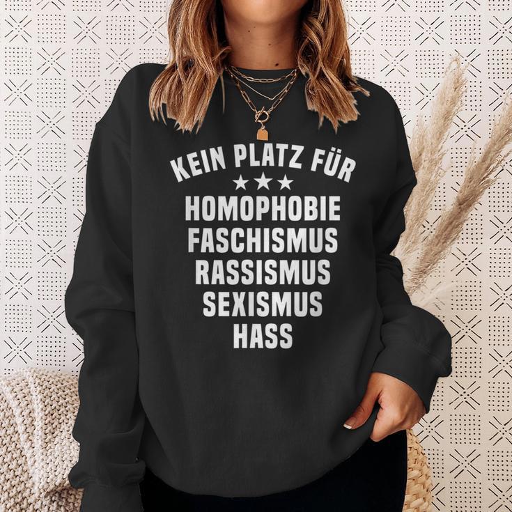 Kein Platz Für Homophobia Carnival Racism Sexism Sweatshirt Geschenke für Sie