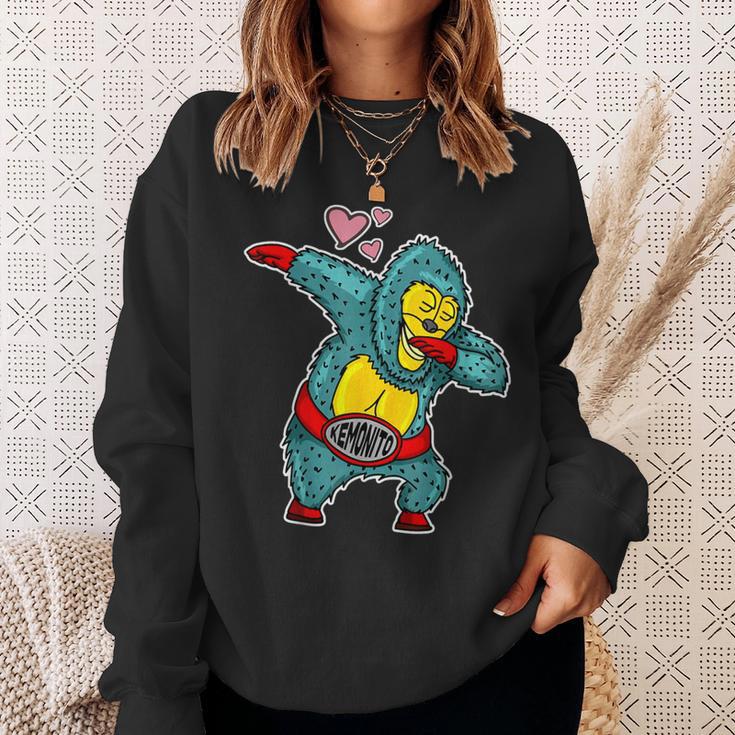 Kemonito Dabbing Mexican Luchador Mexicano Meme Sweatshirt Gifts for Her