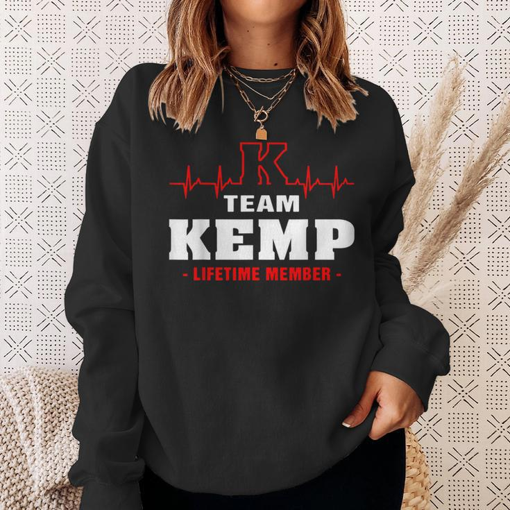 Kemp Surname Family Last Name Team Kemp Lifetime Member Sweatshirt Gifts for Her