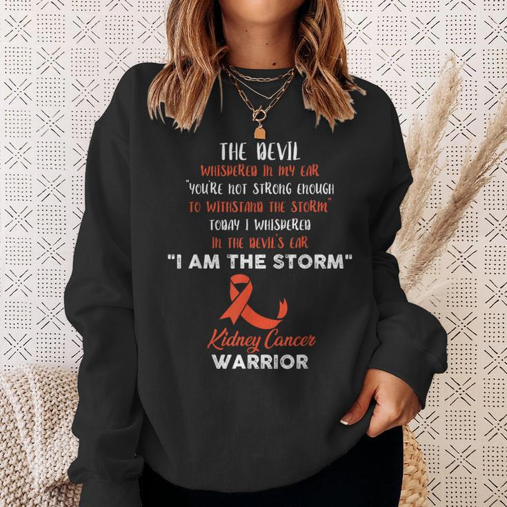Kidney Cancer Fight Cancer Ribbon Sweatshirt Gifts for Her