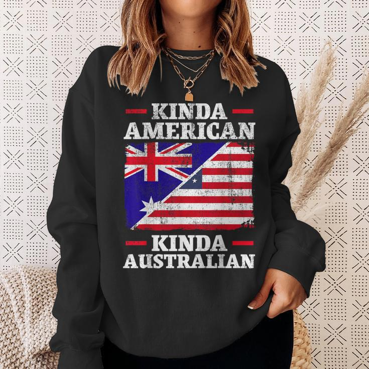 Kinda American Kinda Australian America Australia Usa Sweatshirt Gifts for Her